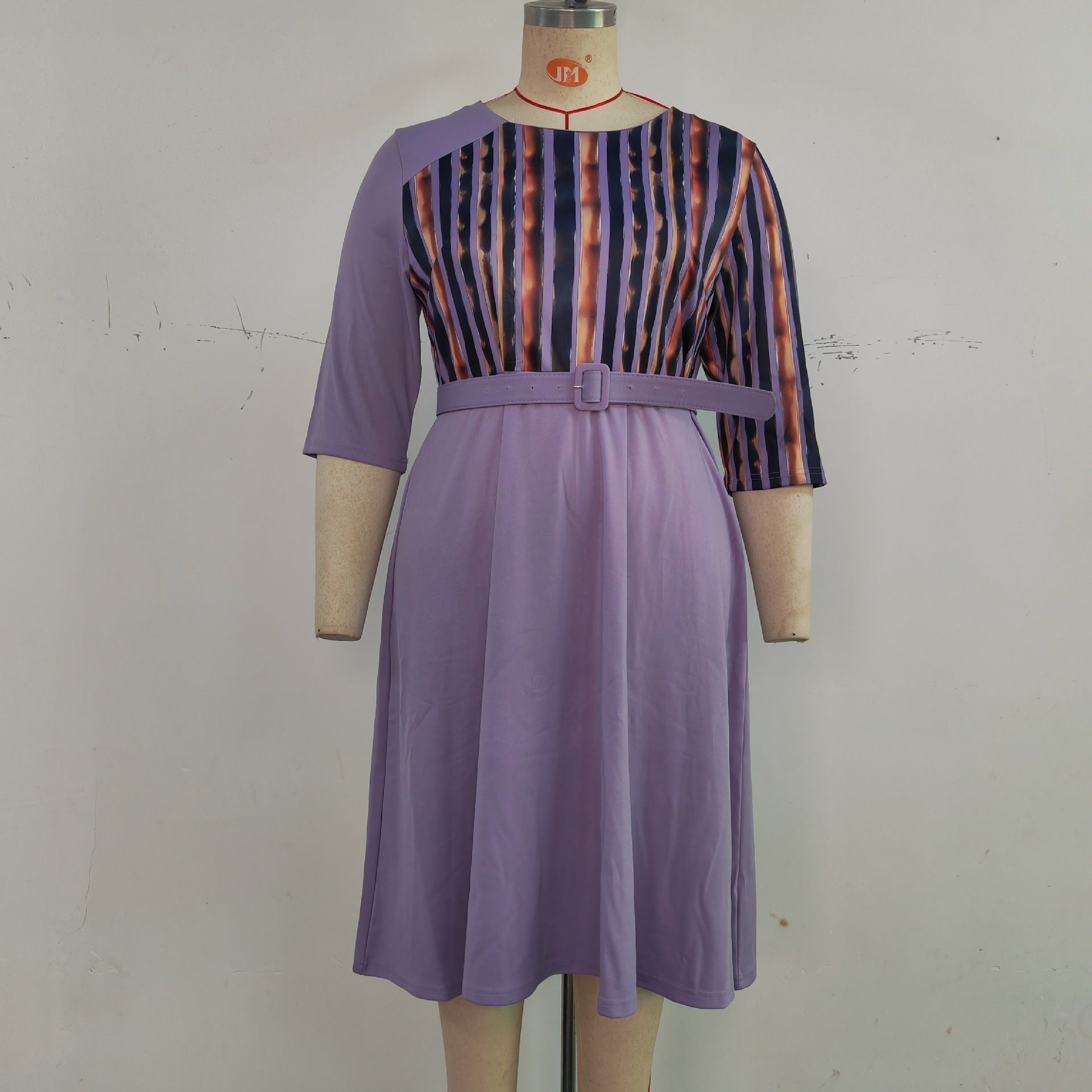 Plus Size Women's Clothing New Printed Dress